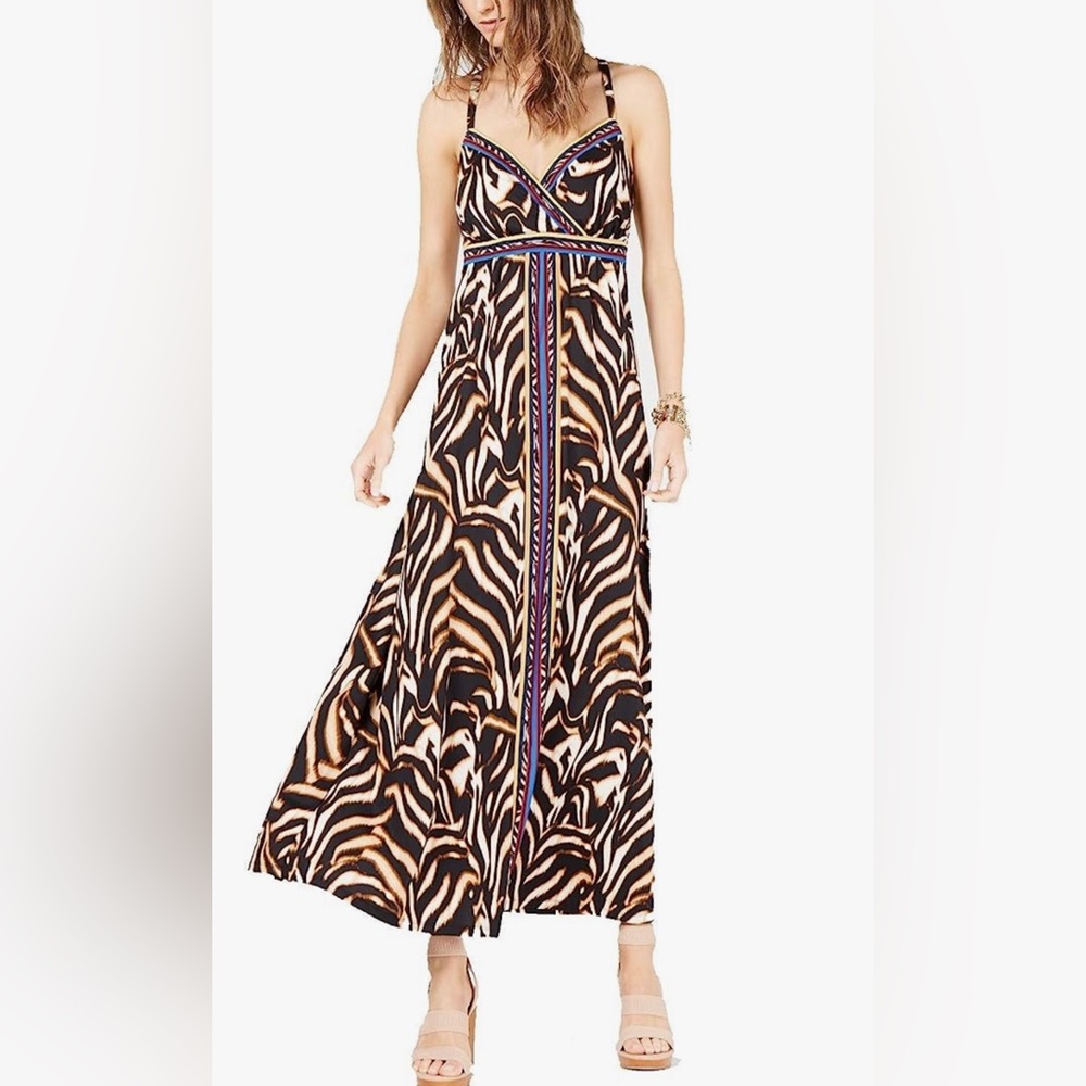 INC Tiger Stripe Maxi Dress